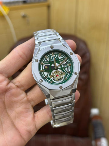 Hublot Inspired Heavy Chain Master Lock Watch